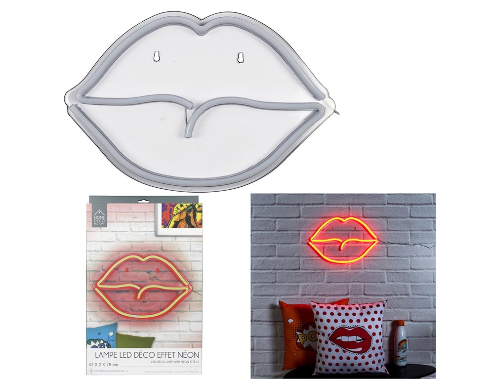 Φωτιστικά Μπαταρίας & Ηλιακά Lampe Bouche Acrylique Usb M4 La10426