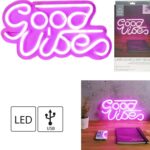 Φωτιστικά Μπαταρίας & Ηλιακά Lampe Tube Led Good Vibes Usb M8 La10471