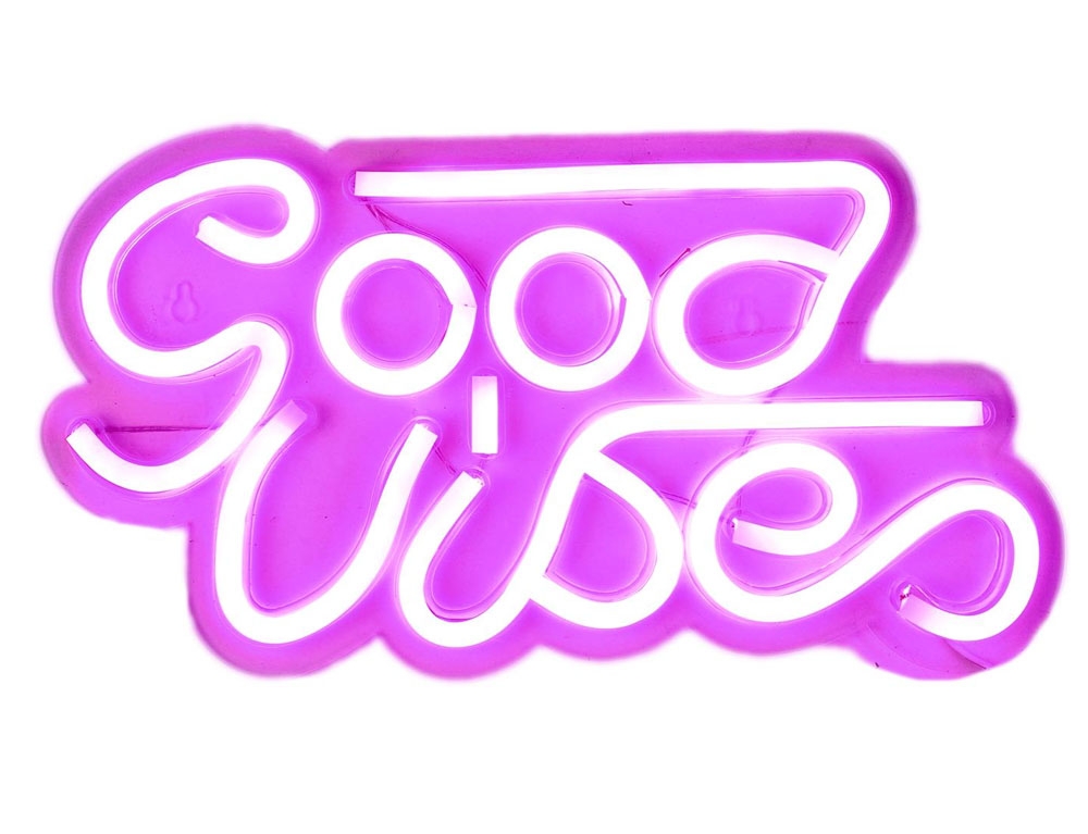 Φωτιστικά Μπαταρίας & Ηλιακά Lampe Tube Led Good Vibes Usb M8 La10471