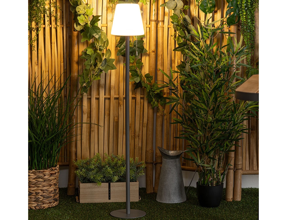 Φωτιστικά Μπαταρίας & Ηλιακά Zack Grap Outdoor Flr Lamp H108 Atmosphera 200079