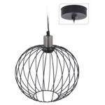 Φωτιστικά Ρεύματος Hang Lamp H&Amp;S Collection Metal Silver Fit  Hz16005