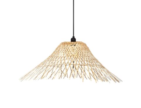 Φωτιστικά Ρεύματος Hanging Lamp Atmosphera Moxa Nat Bamb Pdnt D76 173