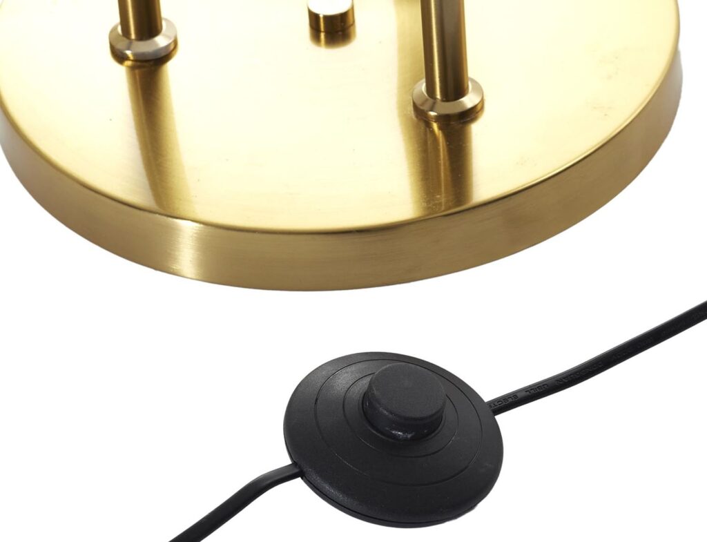 Φωτιστικά Ρεύματος Lampadaire Tripod Verre Fume M1 La0053/Iopau