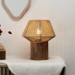 Φωτιστικά Ρεύματος Table Lamp Shade Rope Effect La0016