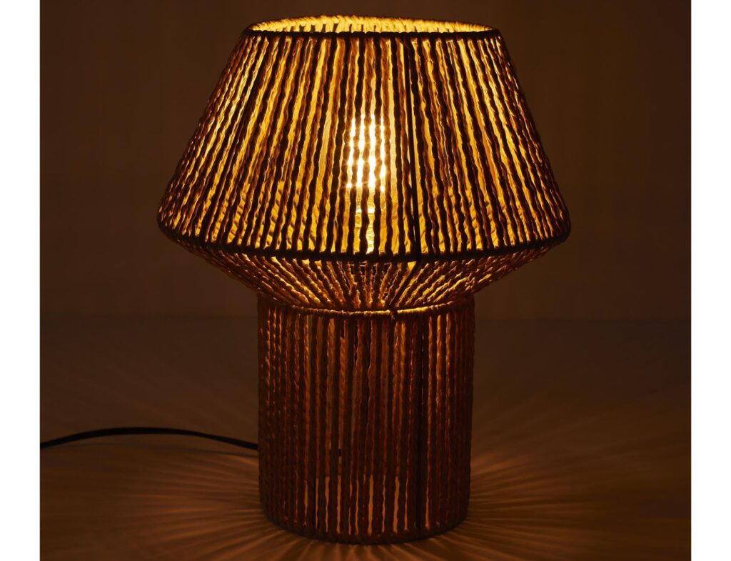 Φωτιστικά Ρεύματος Table Lamp Shade Rope Effect La0016