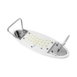 Φουρνάκι νυχιών με βάση στήριξης - Arm Rest manicure-pedicure - SUN-H9 - 582426 - White