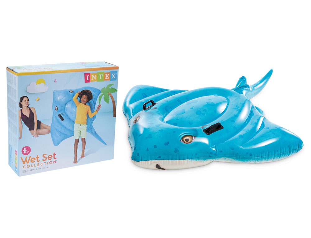Φουσκωτά & Στρώματα Θαλάσσης Stingray Float Ride Intex 185X145Cm I03404160