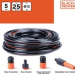 Για Το Πότισμα  Garden Hose Black&Amp;Decker 12Mm X 25M