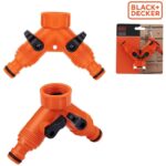 Για Το Πότισμα  Hose Coupling 2-Way Black&Amp;Decker