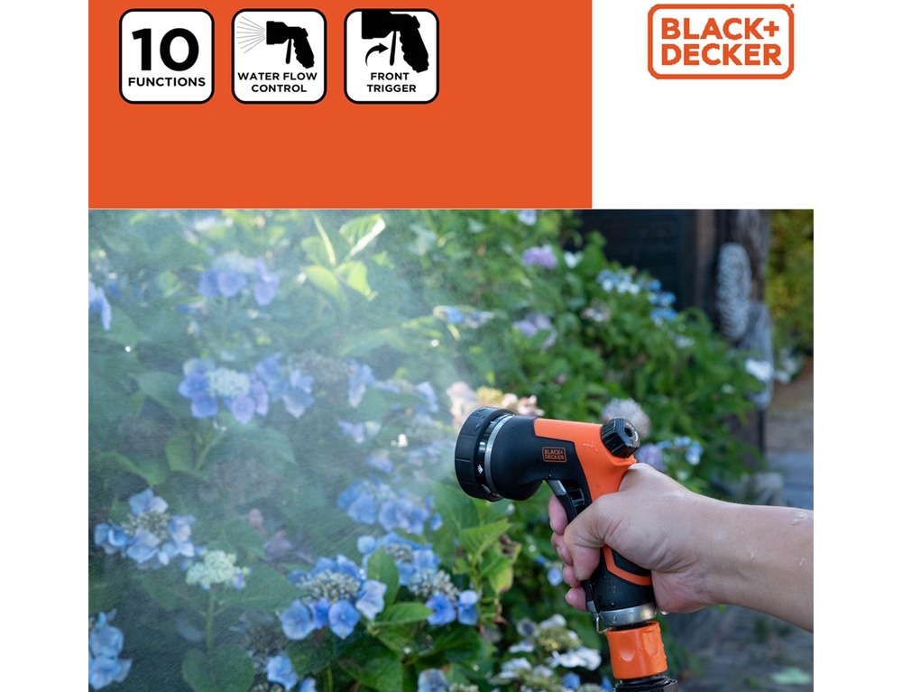 Για Το Πότισμα  Spray Nozzle Black&Amp;Decker  10 Functions 18.5X12.5X