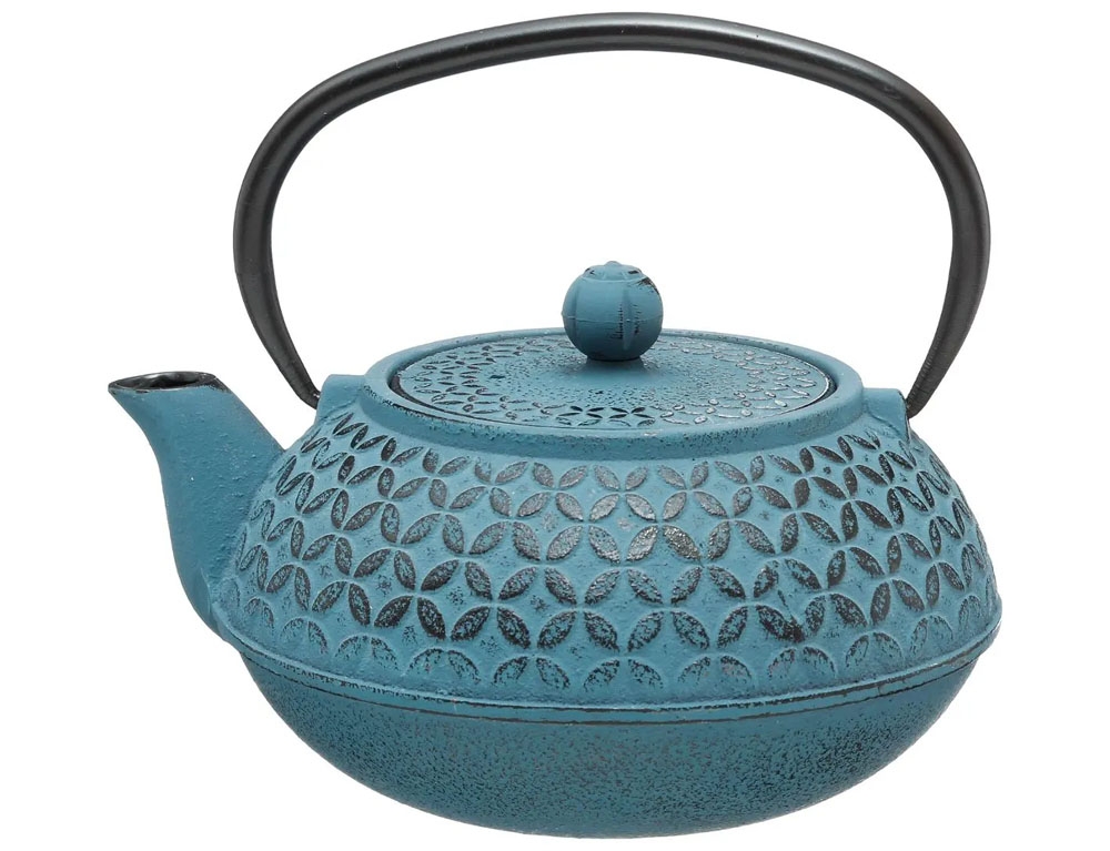 Για Το Τσάι Σας Flower Bl Cast Iron Teapot 1L 140622