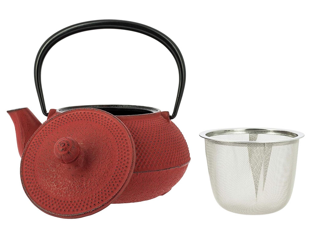 Για Το Τσάι Σας Mini Doty Red Cast Teapot 60Cl 140617