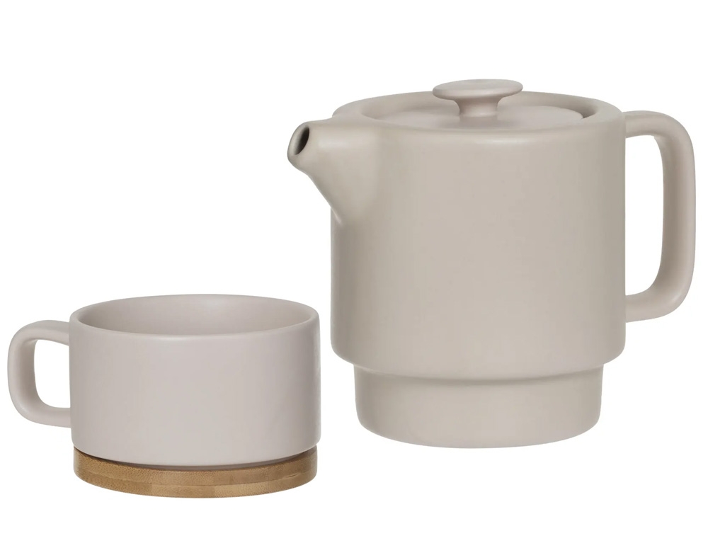 Για Το Τσάι Σας Nature Pink Cera Solit Teapot 160724C
