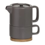 Για Το Τσάι Σας Nature Taup Cera Solit Teapot 160724A