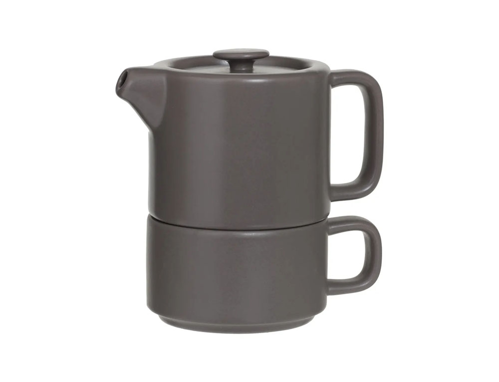 Για Το Τσάι Σας Nature Taup Cera Solit Teapot 160724A
