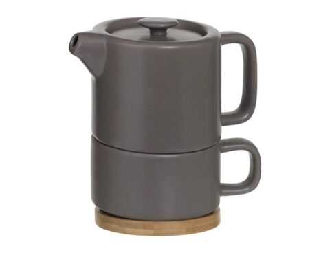 Για Το Τσάι Σας Nature Taup Cera Solit Teapot 160724A