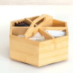 Για Το Τσάι Σας Tea Rotating Bamboo Organizer 190036