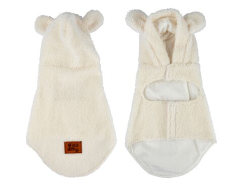 Για Τους Τετράποδους Μας Φίλους Curly Fleece Cuddly Jacket M/35Cm Ecru Wooly
