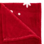Γιορτινή Κουβέρτα Red Blanket Merry Xmas 130X180 Atmosphera 191559