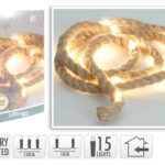 Γιρλάντες Απο Σχοινί Rope 150Cm 15 Warm White Led Axs501060