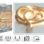Γιρλάντες Απο Σχοινί Rope 2Mtr 20 Warm White Led Axs501020