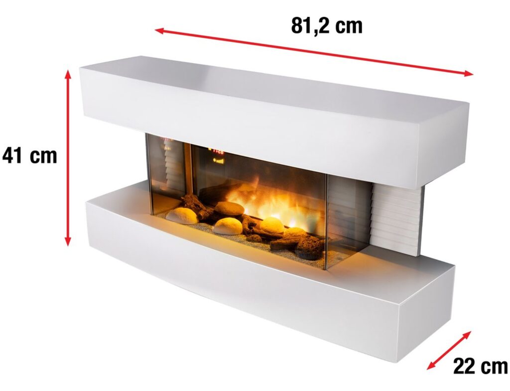 Ηλεκτρικά Τζάκια Heater Wall Toronto 230V 2000W Classic Fire 17Led