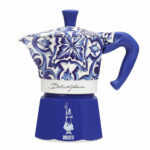 Ιταλικη καφετιερα Bialetti MOKA D&G BLU MEDIT. 3T Μπλε Αλουμίνιο 3 Kopper