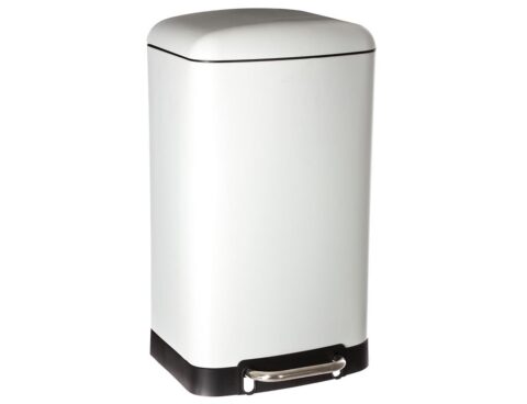 Κάδοι Απορριμάτων 30L Met Dustbin Ariane White Five 133680