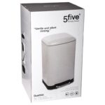 Κάδοι Απορριμάτων 30L Met Dustbin Ariane White Five 133680