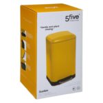 Κάδοι Απορριμάτων 30L Met Dustbin Yellow Ariane