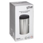 Κάδοι Απορριμάτων 42L Met Dustbin Sensor Steel Five 164607