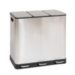 Κάδοι Απορριμάτων Dustbin Met 3X18L Inox Ariane