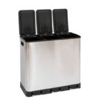 Κάδοι Απορριμάτων Dustbin Met 3X18L Inox Ariane