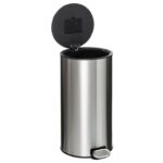Κάδοι Απορριμάτων Dustbin Metal 30L Inox Delta Five 164753