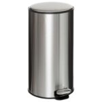 Κάδοι Απορριμάτων Dustbin Metal 30L Inox Delta Five 164753