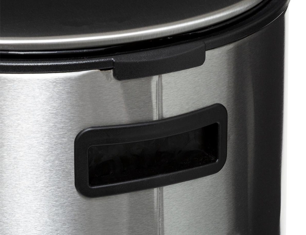 Κάδοι Απορριμάτων Dustbin Metal 30L Inox Delta Five 164753