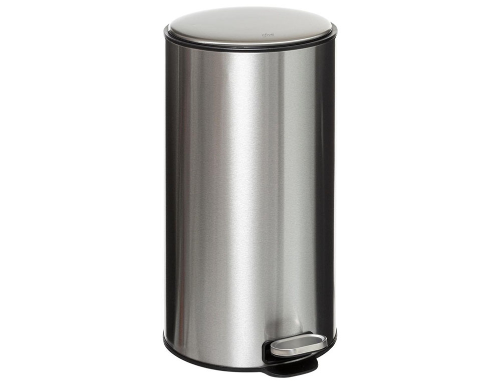 Κάδοι Απορριμάτων Dustbin Metal 30L Inox Delta Five 164753