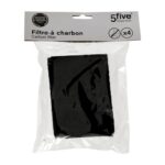 Κάδοι Απορριμάτων Set Of 4 Carbon Filter Safir B Five 164656
