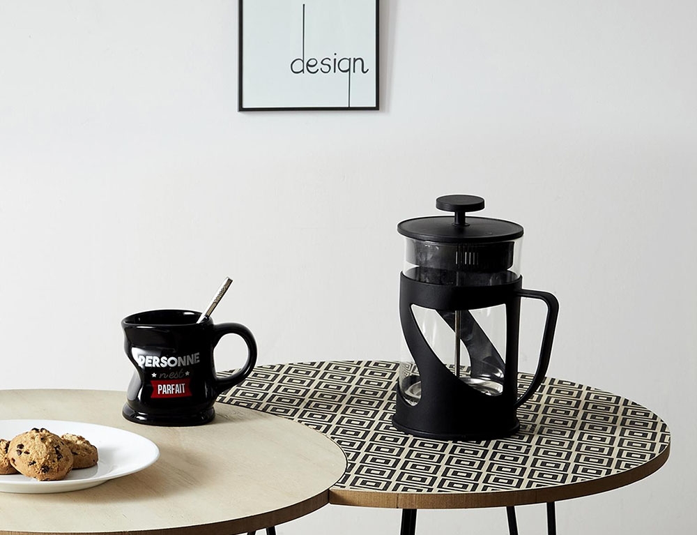 Καφετιέρες Φιλτρου Χειρός Cafetiere A Piston Noir 80Cl 7 Tasses M6 Ka4084