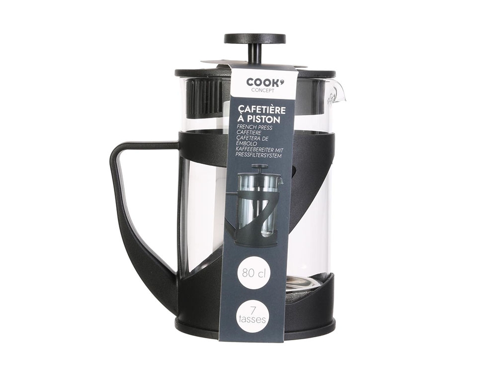 Καφετιέρες Φιλτρου Χειρός Cafetiere A Piston Noir 80Cl 7 Tasses M6 Ka4084