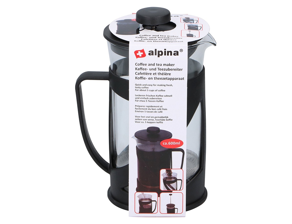 Καφετιέρες Φιλτρου Χειρός Coffee Maker Alpina 600Ml Gl/Ss Sl