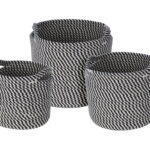 Καλάθια Basket Cotton Set Of 3Pcs Kr2800230