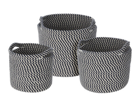 Καλάθια Basket Cotton Set Of 3Pcs Kr2800230