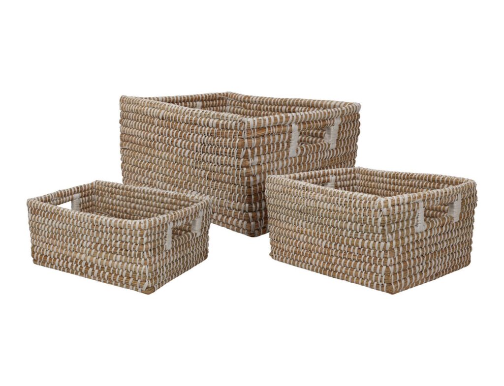 Καλάθια Basket Rectangular, Set Of 2 Bd2000340