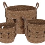 Καλάθια Basket Set Cattail 3 Sizes Kr2002180