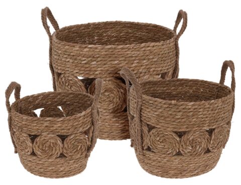 Καλάθια Basket Set Cattail 3 Sizes Kr2002180