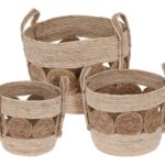 Καλάθια Basket Set Cattail 3 Sizes Kr2002230