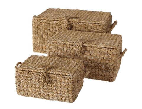 Καλάθια Basket Set Seagrass 3Pcs Bd3000080