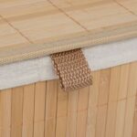 Καλάθια Για Άπλυτα 100L Laundry Basket Bamboo