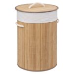 Καλάθια Για Άπλυτα Round Bamboo Laundry Basket 48  Five 174780